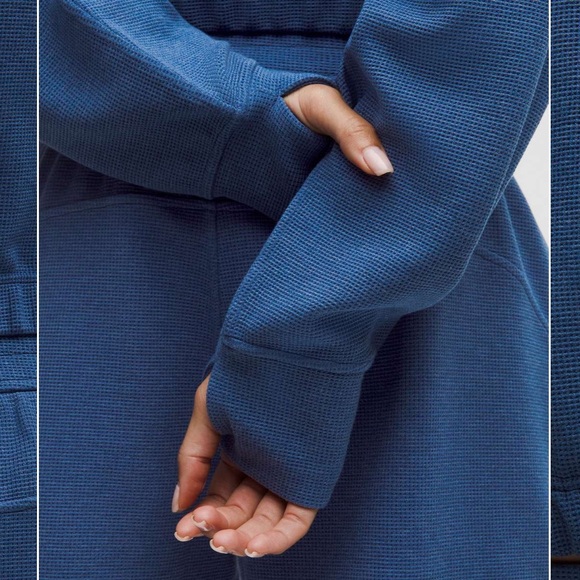 Lululemon Crop Waffle Funnel-Neck Half Zip - Picture 4 of 6